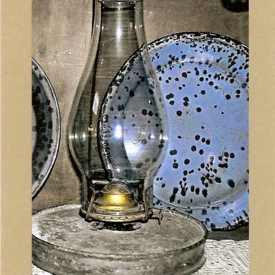 Tin Lantern Note Card